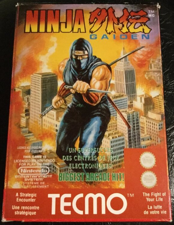 Ninja Gaiden NES Canadian release??? Anyone from Quebec have any