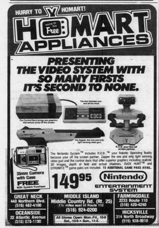 Earliest Ad Of The NES For Sale General Collecting Discussion Earliest Ad Of The NES For Sale General Collecting Discussion
